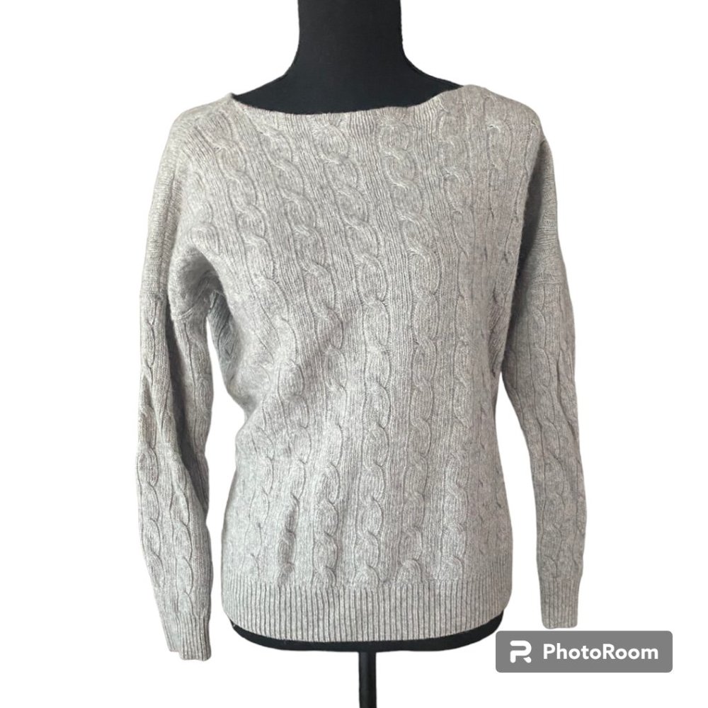 Ralph Lauren Sport Women's Rare Vintage Cashmere Wool knit Sweater charm sz M